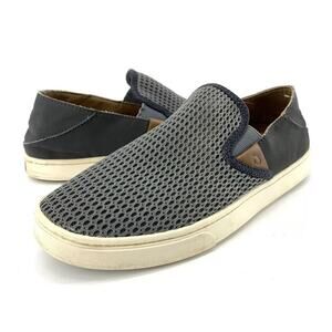 OluKai | Size 7.5 Pehuea Slip on Shoes Womens Mesh Grey Sneakers